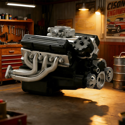 🎁 Warehouse Clearance🏆 10,000 Sold This Week✨ - Gasoline OHV V8 Small-block Engine Model Kits
