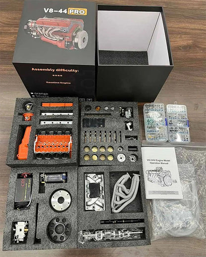 🎁 Warehouse Clearance🏆 10,000 Sold This Week✨ - Gasoline OHV V8 Small-block Engine Model Kits