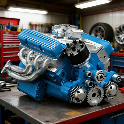 🎁 Warehouse Clearance🏆 10,000 Sold This Week✨ - Gasoline OHV V8 Small-block Engine Model Kits
